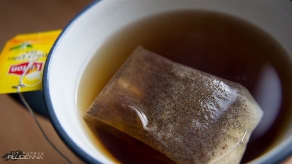 Parzenie Lipton Yellow Label Tea