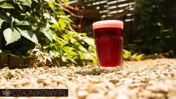Mrożona Herbata: Hibiskus z Pianką prawie jak Piwo